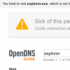 OpenDNS关闭重定向搜索页面和广告功能